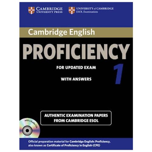 Cambridge English Proficiency 1 for Updated Exam Self-study Pack (Student's Book with answers and Au