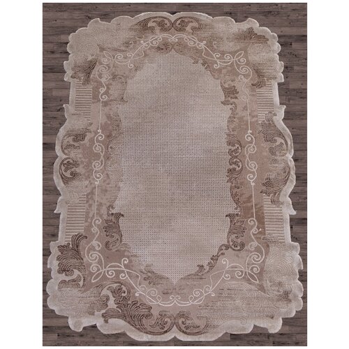 Ковер SAFIR - Прямоугольник Коричневый, Современный, Турция (115 см. на 180 см.)