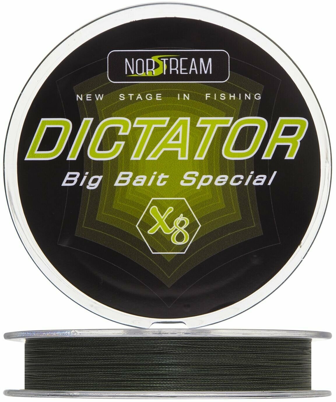 Шнур плетеный для рыбалки Norstream Dictator AR X8 #5,0 0,37мм 130м (green)