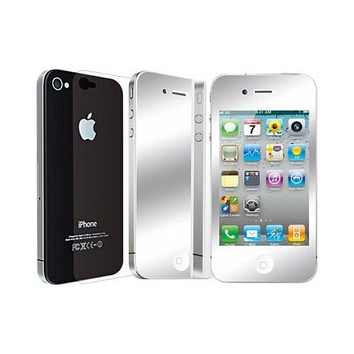 Комплект защитных зеркальных пленок Ozaki iCoat Mirror для iPhone 4/4S IC845