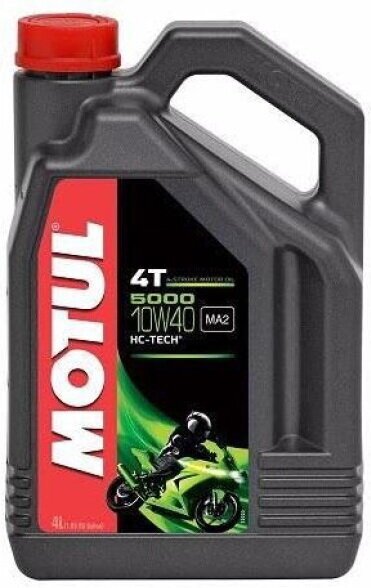 HC-синтетическое моторное масло Motul 5000 4T 10W40, 4 л