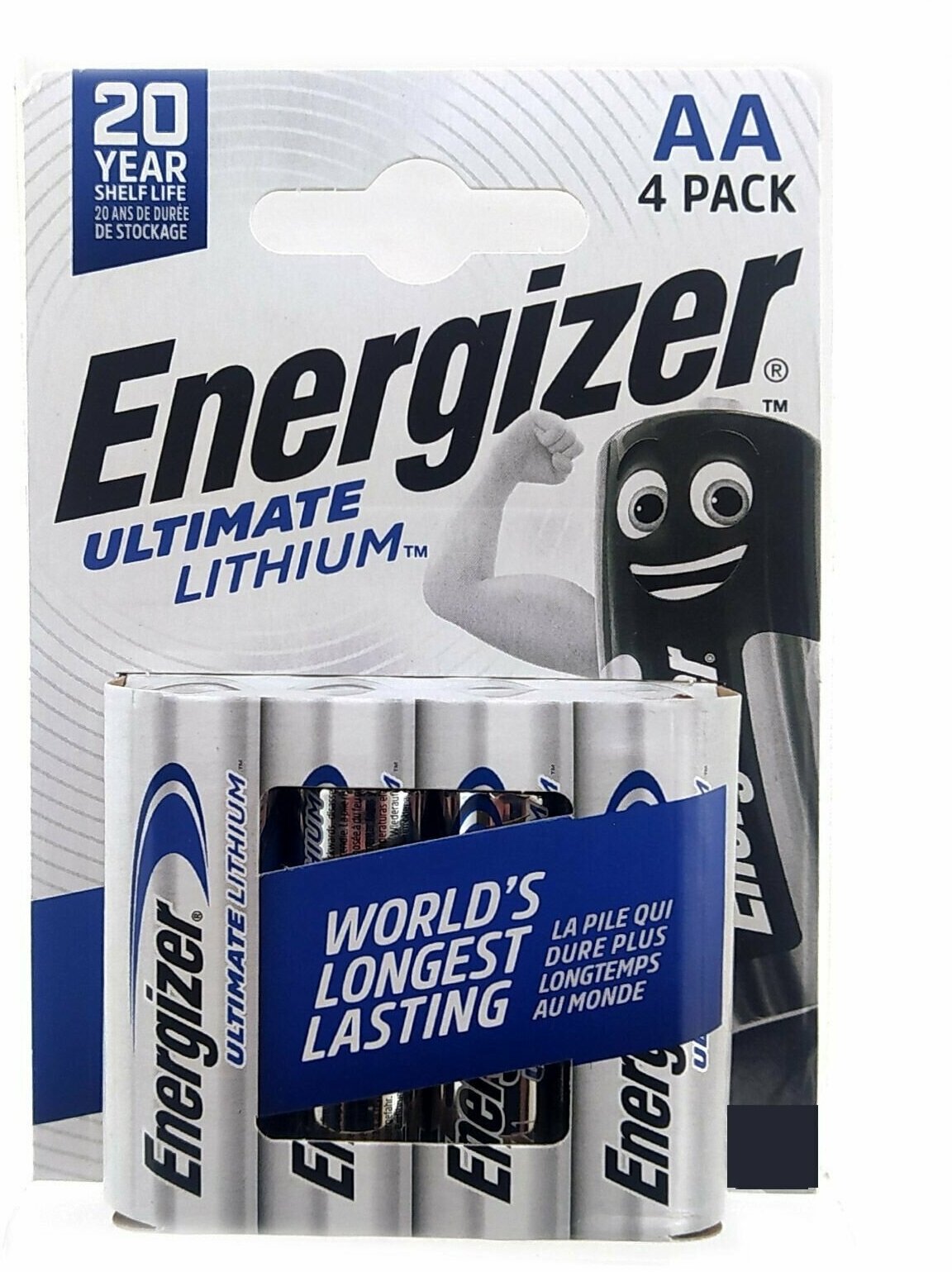 Батарейка литиевая (4шт) ENERGIZER AA (FR6 LR6) Ultimate 1.5В