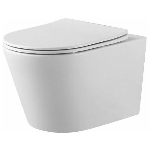 Унитаз подвесной безободковый BASARDO (BS113)