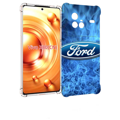 Чехол MyPads ford-форд-22 м для Vivo X80 задняя-панель-накладка-бампер