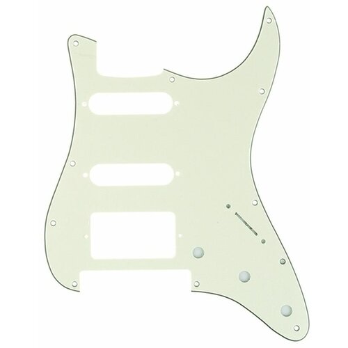 Защитная накладка гитары Fender Stratocaster HSS, 3 слоя, слоновая кость, Musiclily MX1380IV
