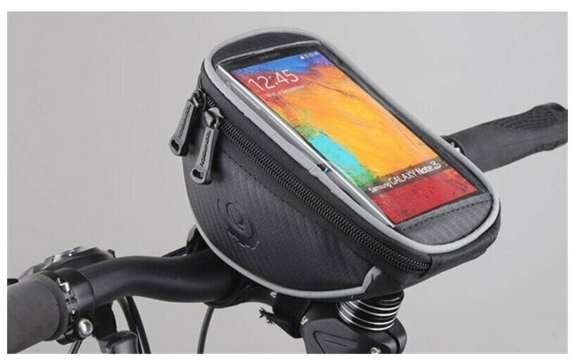 Велосумка для смартфона на руль Roswheel 11810L Велосипедная сумка для телефона на руль