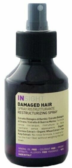 Insight Damage Hair Restructurizing Spray - Спрей для поврежденных волос, 100 мл