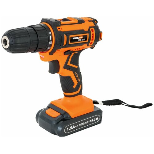 Спец Дрель-шуруповерт аккумуляторная Спец БДА-18-П 18 В Li-ion 2x15 Ач 460000₽