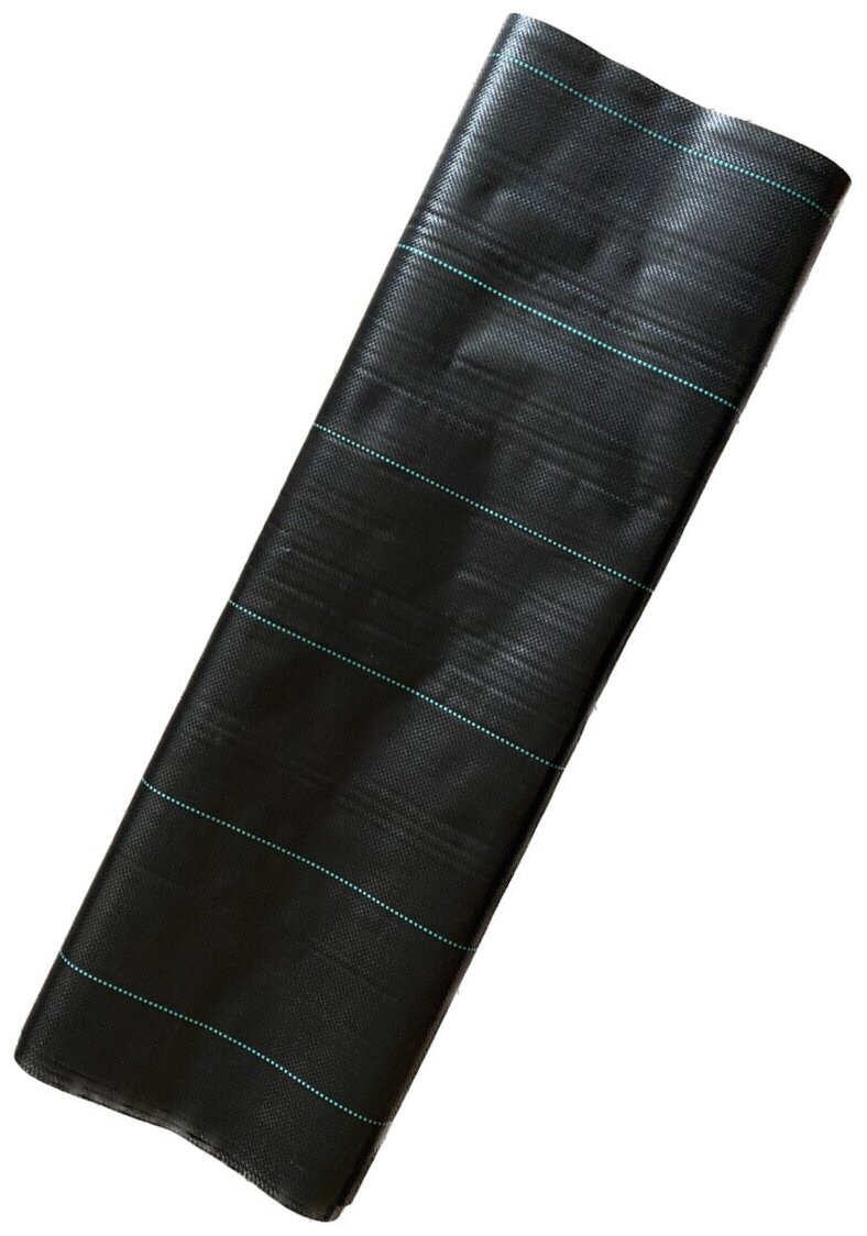 Агроткань застилочная 130 гр/м2, 2.5м * 10м, черная с разметкой (S=25м2) - фотография № 2