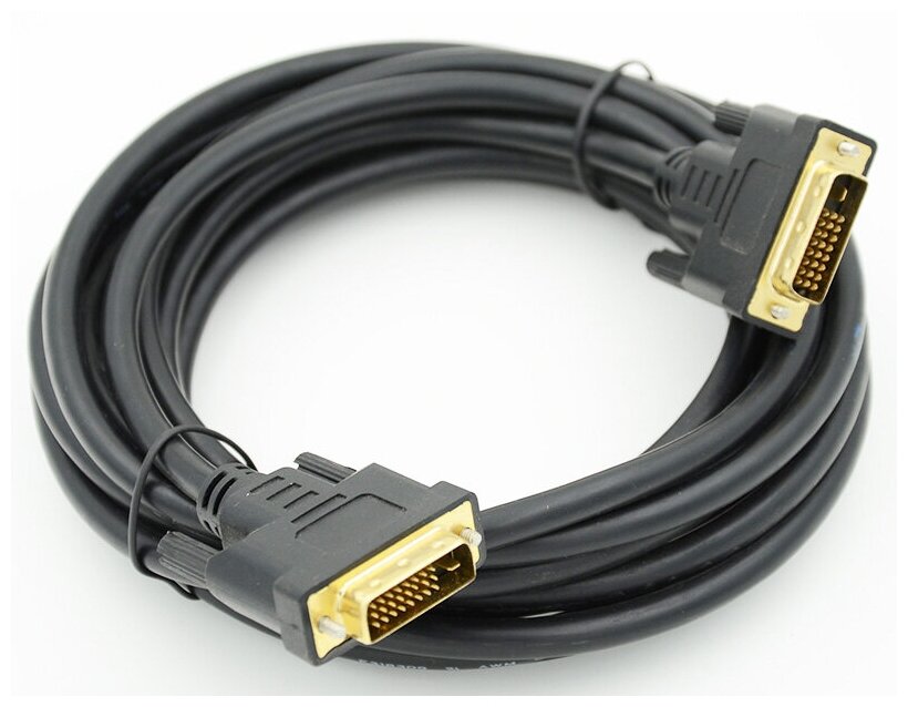 Кабель DVI-DVI 5.0м Dual Link VCOM Telecom 2 фильтра VDV6300-5M - фото №6