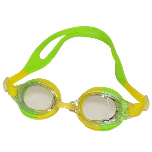 Очки для плавания Sportex E36884, желтый/зеленый очки для плавания sportex e36884 желтый зеленый