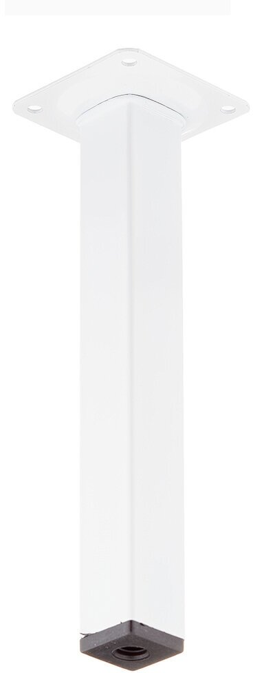 Ножка мебельная "Element", цвет: белый, 25х25х200 мм - фотография № 3
