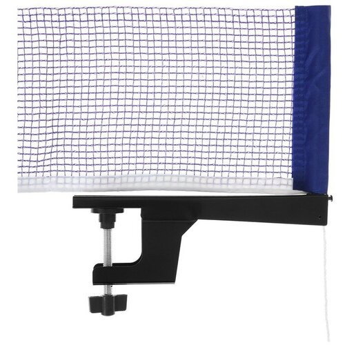 Сетка для настольного тенниса с крепежом 181 х 14 см нить 1 мм цвет синий 98900₽