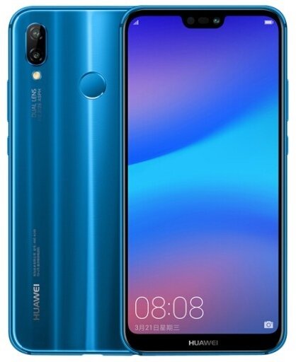 Смартфон HUAWEI P20 Lite 4/128 ГБ, Dual nano SIM, синий ультрамарин