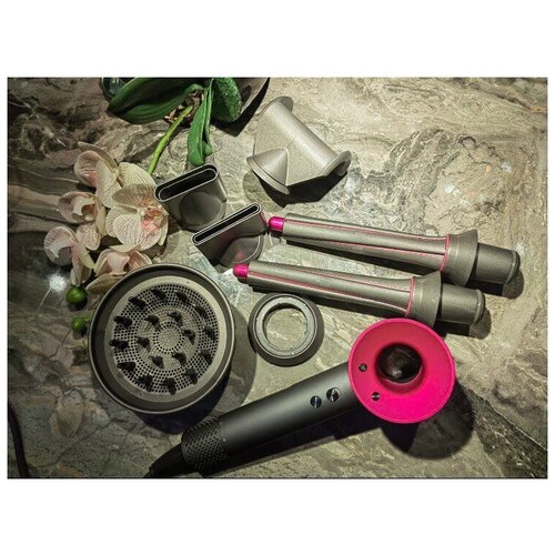 Профессиональный интеллектуальный фен с ионизацией 7в1 Super Hair Dryer 840000₽