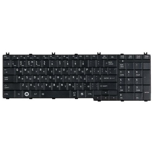 Клавиатура для ноутбука Toshiba Satellite C650, C650D, C655, C660, C670, L650, L775 (p/n: 6037B0047908) аккумуляторная батарея аккумулятор для ноутбука toshiba c650 c660 c655 l655 l750 l775 x770 6600mah 10 8v усиленный аккумулятор