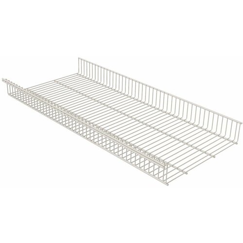 Корзина металлическая белая 603х440х85 мм Титан-GS