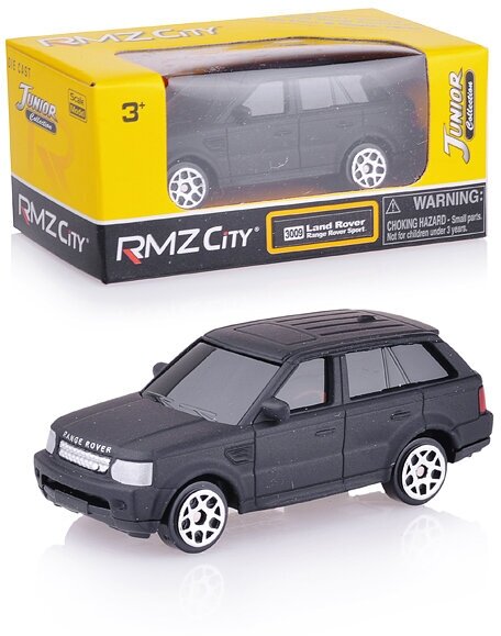 Игрушка Uni-Fortune, Машина металлическая 1:64 Land Rover Range Rover Sport, без механизмов черный матовый - фото №9