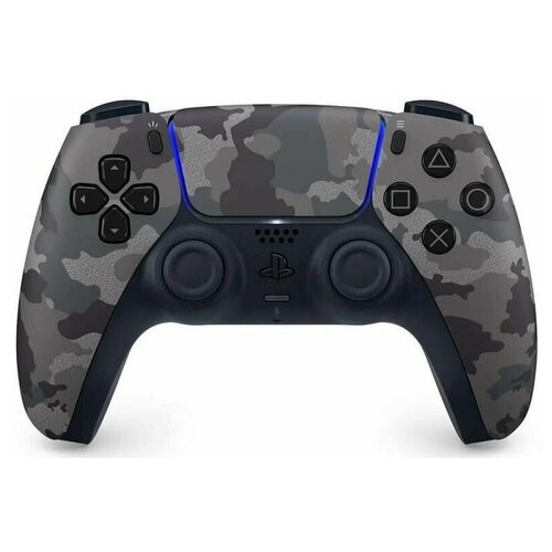 Геймпад беспроводной Sony DualSense Grey Camouflage Wireless Controller (CFI-ZCT1) (PS5) пусковые кнопки tingdong 10 шт компл ps5 l2 r2 запасные металлические пусковые кнопки r2 l2 для ps5 запчасти контроллера