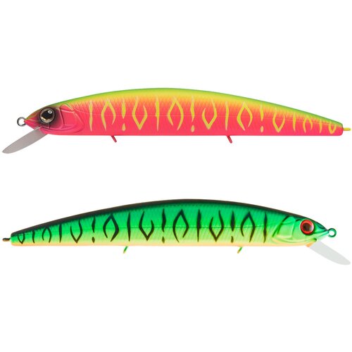 фото Воблер минноу strike pro montero 110sp, цвет: gc01s/a230s double mat tiger/watermelon mat tiger, (eg