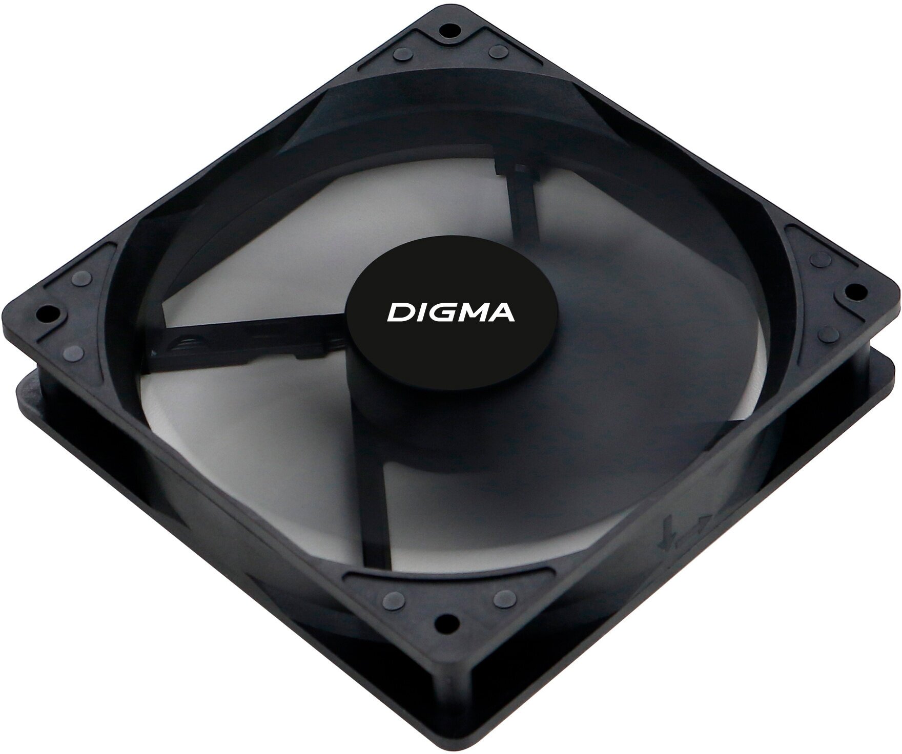 Вентилятор Digma DFAN-120-7 120x120x25mm 3-pin 4-pin (Molex)23dB 73gr Ret - фотография № 2