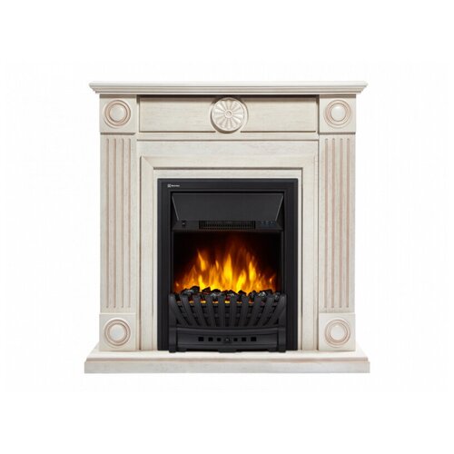 Электрический камин Electrolux Frame Classic шпон белёный дуб с очагом EFP/P- 1020LS