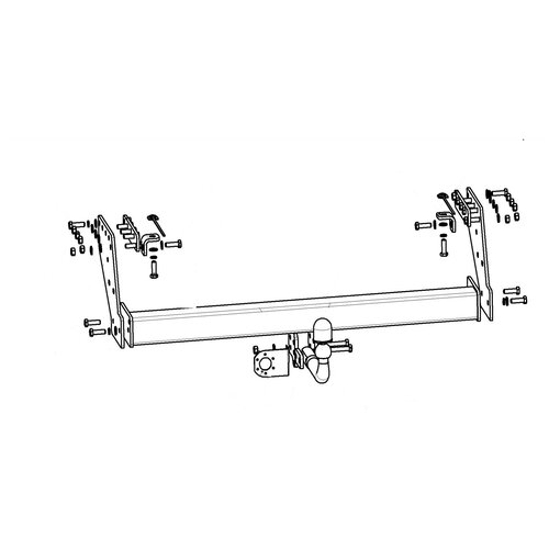 4169-A Фаркоп Oris для Mitsubishi L200 2007-2014 в #CITY#