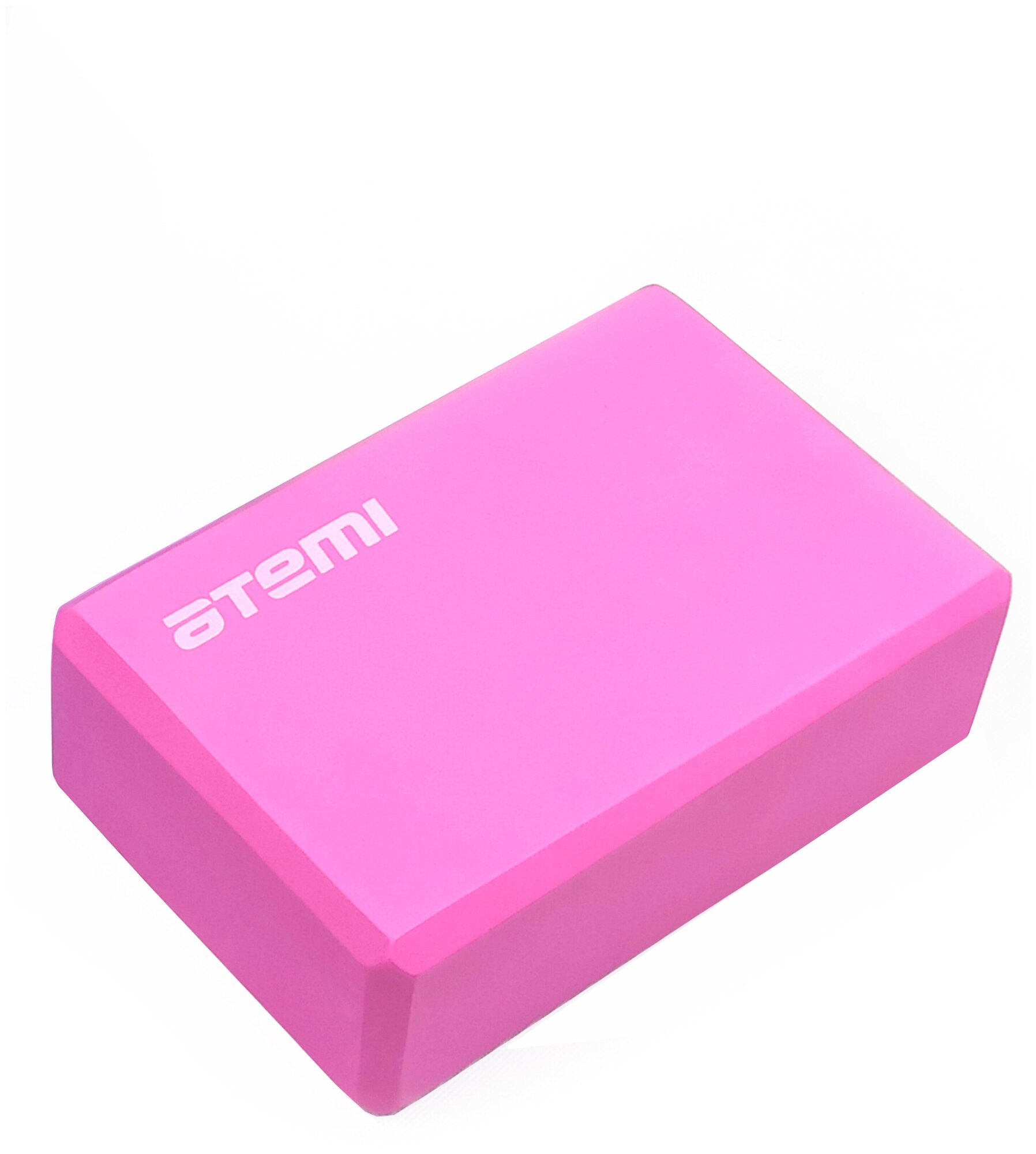 Блок для йоги Atemi AYB02P этиленвинилацетат ш.:228мм в.:152мм т.:76мм розовый (00-00005950) - фото №2