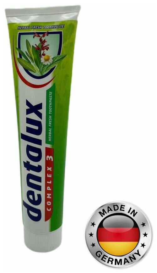 Зубная паста Dentalux complex 3 herbal fresh 125мл