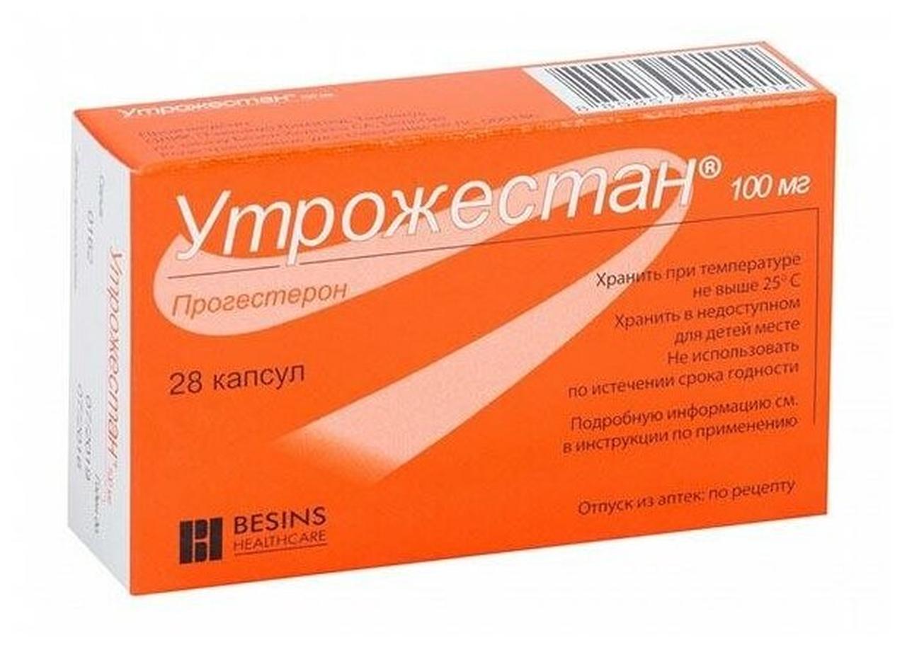 Утрожестан капс., 100 мг, 28 шт.