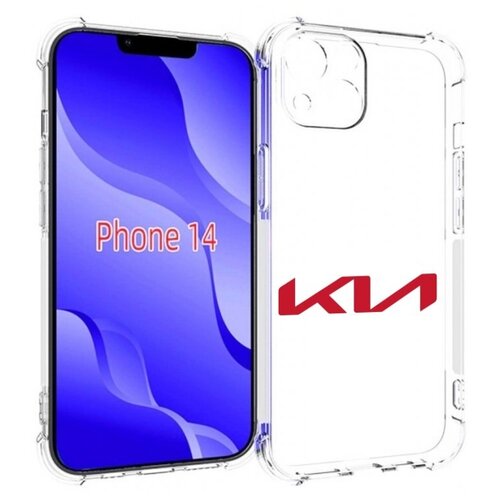 Чехол MyPads Kia-киа-3 для iPhone 14 (6.1) задняя-панель-накладка-бампер чехол iphone 11 kia киа