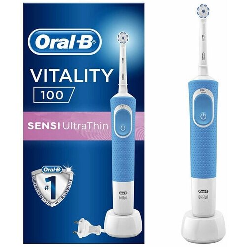 Электрическая зубная щетка Oral-B Vitality Sensi Blue D1004131 418300₽
