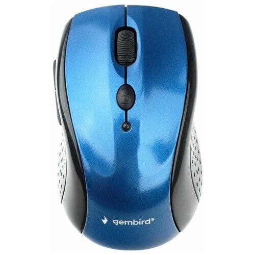 Мышь беспроводная Gembird MUSW-425 синий глянец 2400 dpi / 6 кнопок