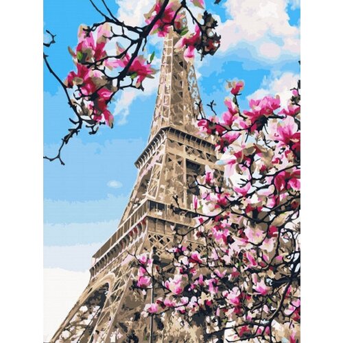 Картина по номерам Цветущий Париж 40х50 см Hobby Home картина по номерам париж 40х50 см art hobby home