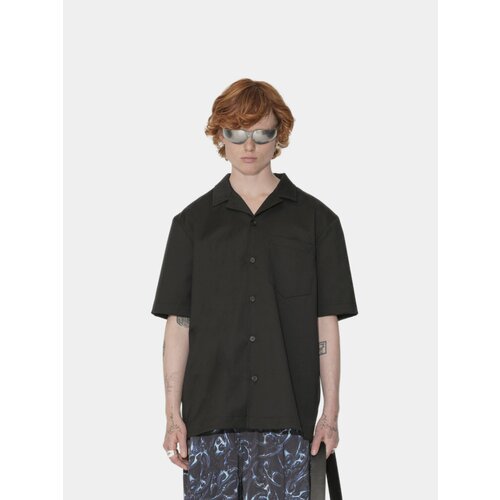 Рубашка Han Kjøbenhavn Wool Summer Shirt, черный, 46