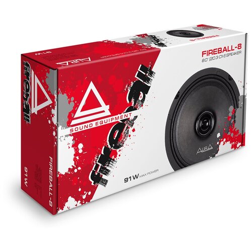 Колонки автомобильные AurA FIREBALL-8 400500₽