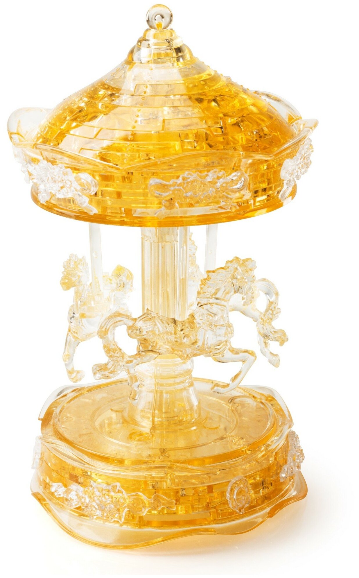 Головоломка 3D Crystal Puzzle Золотая Карусель цвет: желтый - фото №4