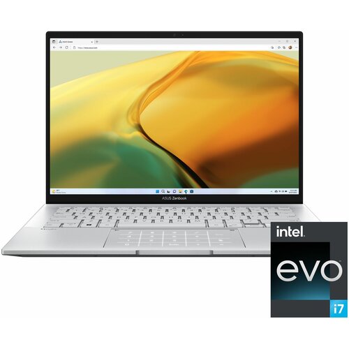 Ноутбук ASUS ZenBook 14 UX3402VA-KP309 (90NB10G6-M00FF0) ноутбук 14 asus zenbook 14 um3402ya kp601 ryzen 5 7530u 16gb 512gb ssd radeon graphics wqxga ips wifi bt cam noos black