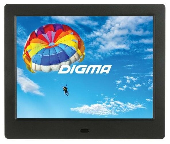 Фоторамка Digma 8 PF-843 IPS 1024x768 черный пластик ПДУ Видео