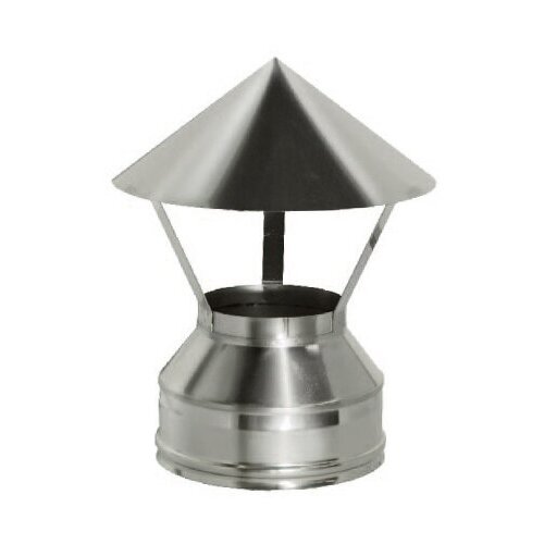 Зонт Дымок d150х230 мм на трубу с изоляцией AISI 439 дефлектор дымок на трубу с изоляцией 150x230