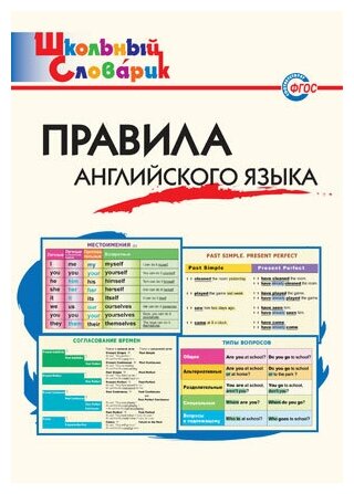 Правила английского языка. Начальная школа. - фото №1