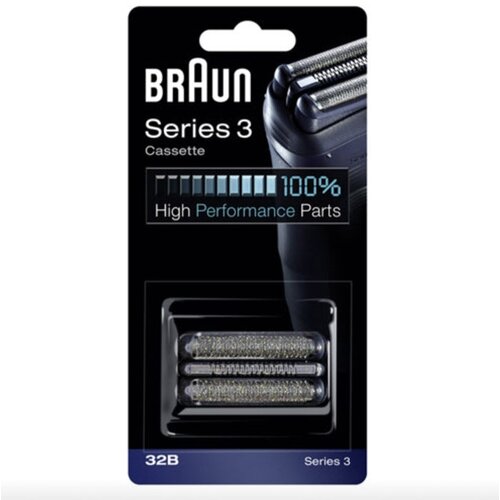 32B Бритвенная кассета Braun 3 серии (32B) тип 81387950 (5775761, 81253265) new 32b black shaver foil