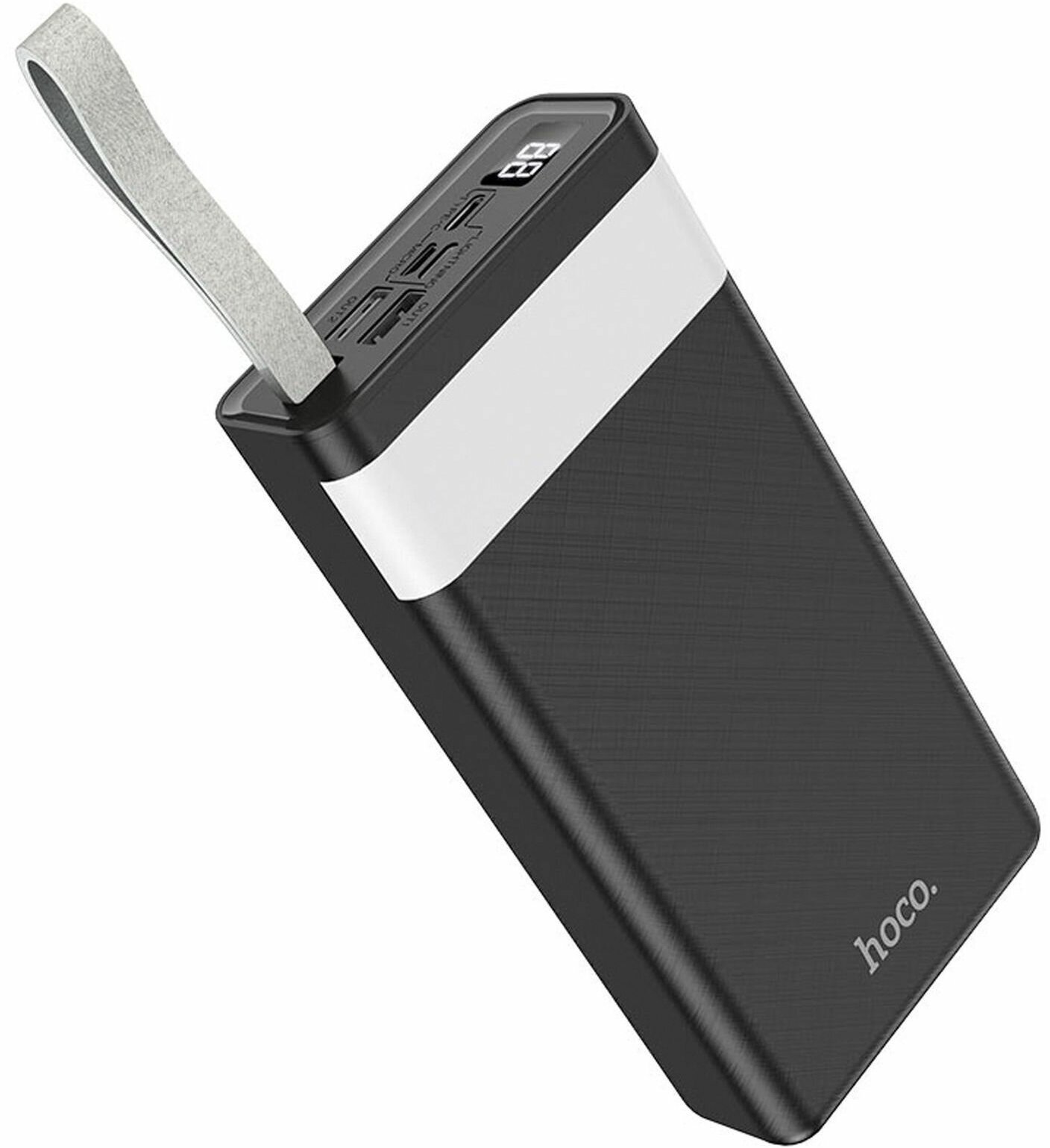 Портативный аккумулятор Hoco J73 Powerful 30000mAh, black, упаковка: коробка - фотография № 18