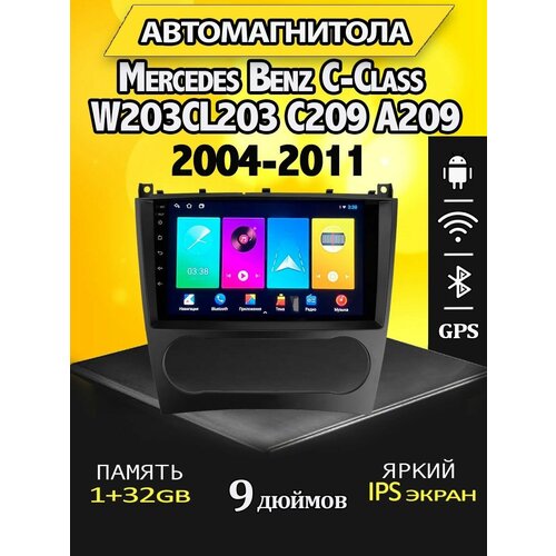 Магнитола Mercedes-Benz W203 C209 1/32GB