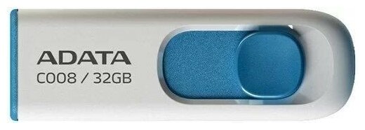 USB флэш-накопитель A-DATA 32GB WH/BLUE USB2 (AC008-32G-RWE) 1303830