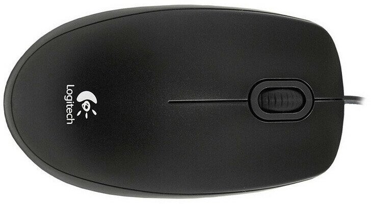 Мышь Logitech B100 for business, черный (910-003357/910-006605)