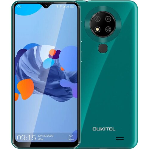 Смартфон OUKITEL C19 Pro 4/64 ГБ, Dual nano SIM, зеленый