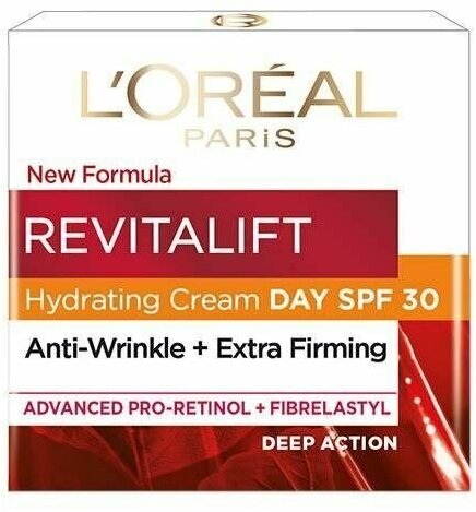 Дневной Крем для лица Loreal Paris Revitalift Classic Pro-Retinol с ретинолом 50 мл (Из Финляндии)