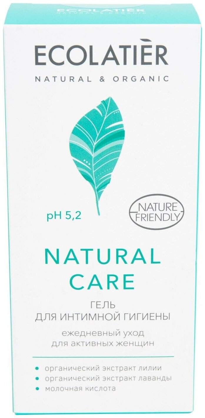 Ecolatier / Гель для интимной гигиены Ecolatier Natural care 250мл 1 шт