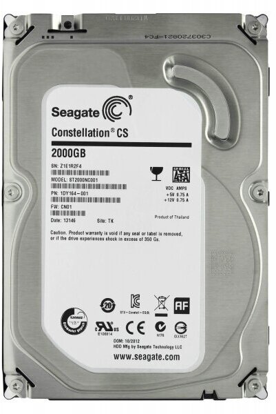 Жесткий диск Seagate ST2000NC001 2Tb SATAIII 3,5" HDD